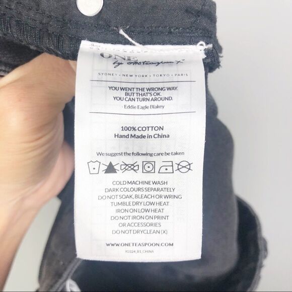 ONE TEASPOON | Freebird Basalt Black Denim Jeans - Picture 12 of 12